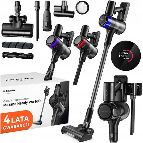 ODKURZACZ BEZPRZEWODOWY PIONOWY RĘCZNY 14w1 LED MOZANO HANDY PRO 600 na Arena.pl
