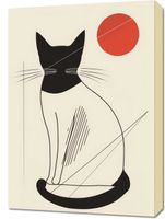 Obraz 50x70cm Czerwony Krąg