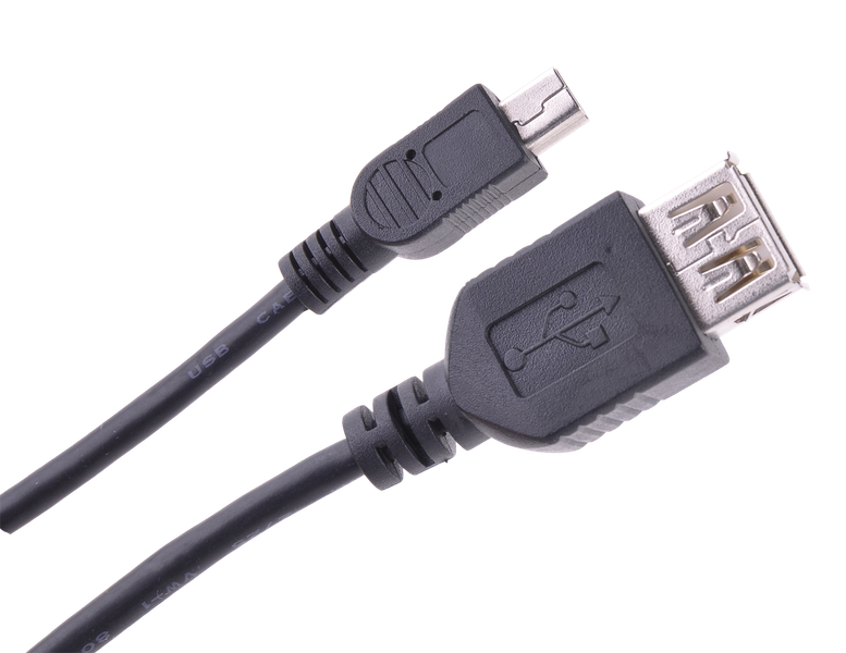 KPO2905-1 Kabel USB gniazdo A - wtyk mini USB 5pi zdjęcie 1