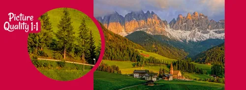 Puzzle 1000 elementów. Wioska Świętej Magdaleny w Dolomitach 30028 na Arena.pl