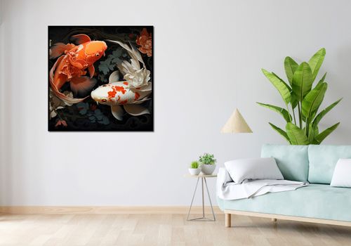 Plakat 100x100cm Harmonijny Taniec na Arena.pl