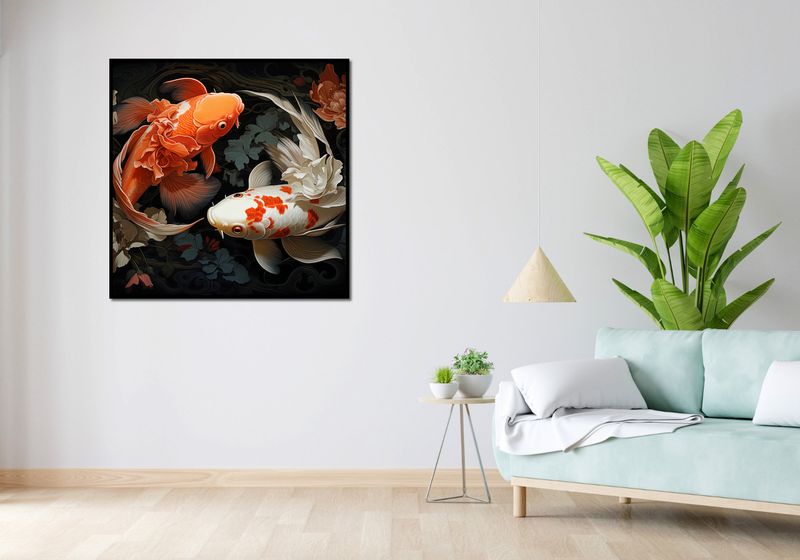 Plakat 100x100cm Harmonijny Taniec zdjęcie 4