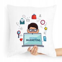 Prezent Poduszka Dla Margetingowca Marketing Z Nadrukiem Ze Zdjęciem