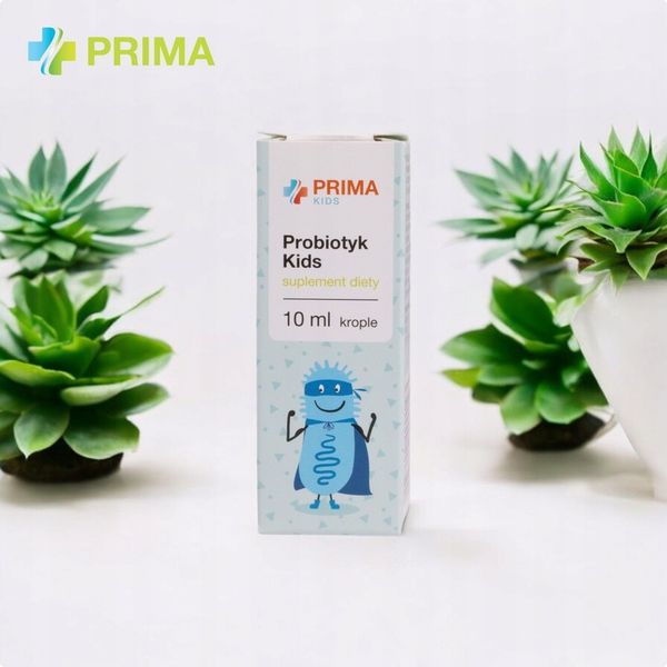 3 X PROBIOTYK KIDS dla dzieci jelita krople 10 ml PRIMA zdjęcie 2
