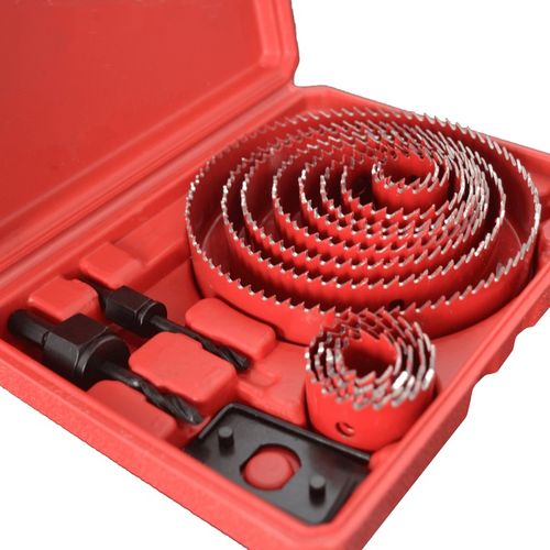 ZESTAW OTWORNIC DO DREWNA FREZÓW 19 - 127 MM 16 ELEMENTÓW HOLDX na Arena.pl