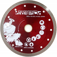 TARCZA DIAMENTOWA RAPID 180 mm DO GRESU PŁYTEK HIT