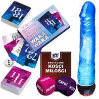 Zestaw Na Prezent Gra Erotyczna dla Par Kości Miłości Wibrator Damski