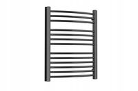 GRZEJNIK ŁAZIENKOWY CASUAL 1580x470 CZARNY POŁYSK