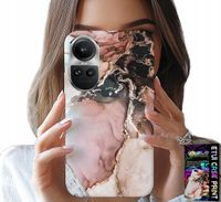 ETUI DO OPPO RENO10 PRO 5G - ELEGANCKI MARMUREK MODNE WZORY + FOLIA