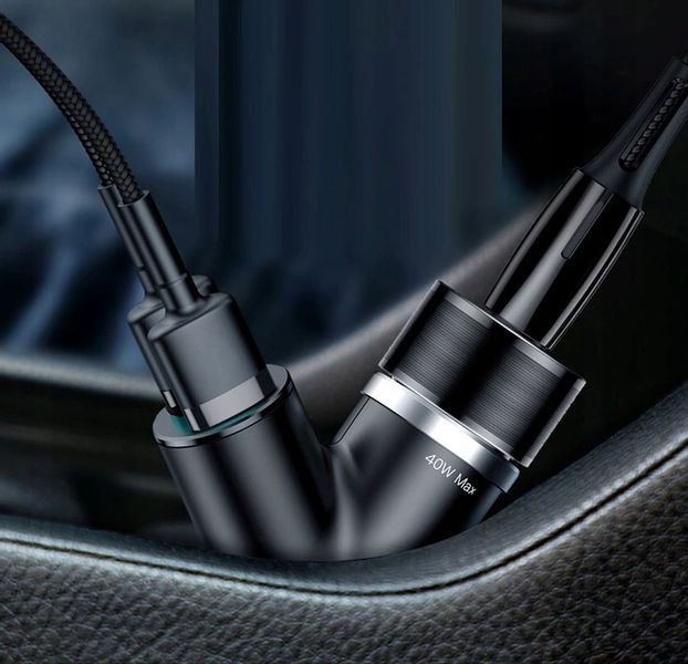 Baseus Ładowarka Samochodowa Zapalniczka 2Xusb 40W zdjęcie 4