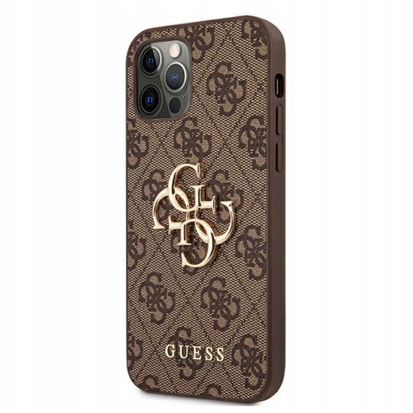 Etui do iPhone 12 / 12 Pro, Case GUESS Big Metal Logo Collection na Arena.pl