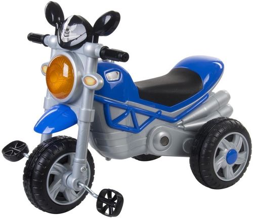 Jeździk motocykl Chopper - niebieski na Arena.pl