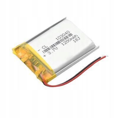Bateria Akumulator Nawigacja GPS 1200mAh 3.7V 103040 na Arena.pl