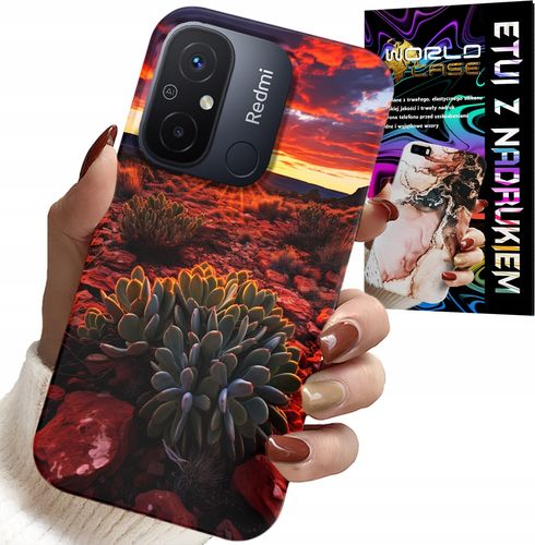 ETUI DO XIAOMI REDMI 12C - MEKSYKAŃSKA PUSTYNIA WIDOKI CASE + SZKŁO na Arena.pl