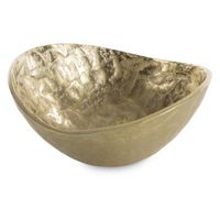 Misa dekoraryjna metalowa PEDRO 22X21X10 złota