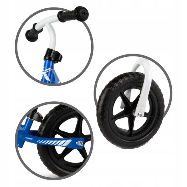 ROWEREK BIEGOWY JEŹDZIK KIDWELL REBEL KOŁA 12" LEKKI REGULOWANY NIEBIESKI zdjęcie 6