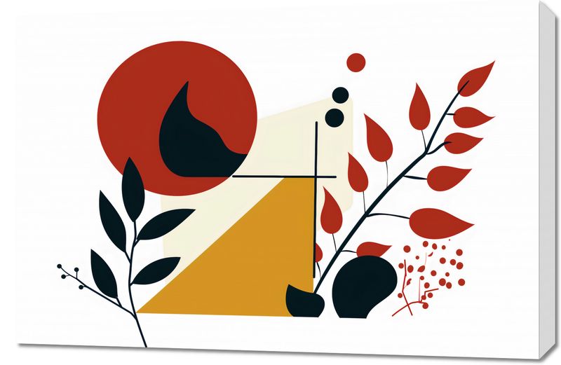 Obraz 90x60cm Ogień i Flora zdjęcie 1