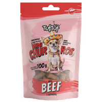 PRZYSMAKI DLA PSA TufTuf Mini Churros z wołowiną dla psa 100g