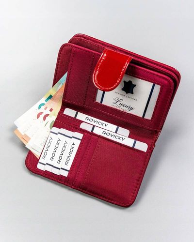 duży, pojemny portfel damski ze skóry ekologicznej - 4u cavaldi na Arena.pl