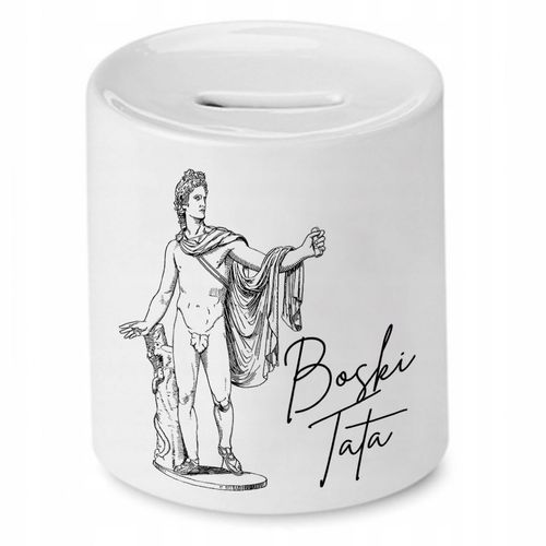Skarbonka Dla Taty Boski Tata Ojciec Prezent Z Nadrukiem Ze Zdjęciem na Arena.pl