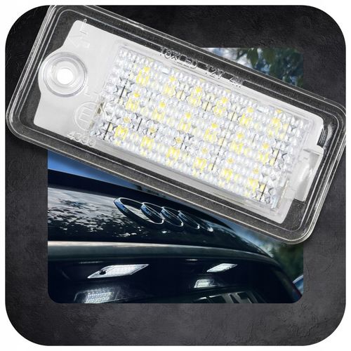 Podświetlenie Lampki LED Tablicy Rejestracyjnej Audi A3 8P A4 B6 B7 A6 na Arena.pl