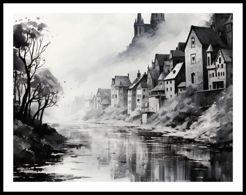 Plakat 65x50cm Mglisty Refleks na Arena.pl