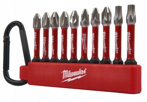 Zestaw bitów udarowych 10szt karabińczyk Milwaukee 4932492939 na Arena.pl