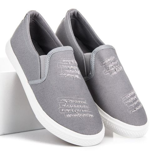 Szare Trampki Slip On r.41 na Arena.pl