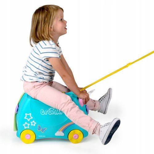 TRUNKI JEŻDŻĄCA WALIZECZKA JEŹDZIK 2w1 WALIZKA DLA DZIECKA na Arena.pl