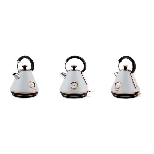 Czajnik elektryczny z termometrem 1,7L Berdsen BD-701 szary na Arena.pl