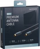 CLICKTRONIC Przyłącze TV IEC kabel MIEDŹ CU 3m
