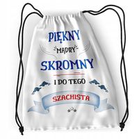 Plecak Dla Szachisty Sportowy Szkolny Worek Torba Z Nadrukiem Ze Zdjęciem