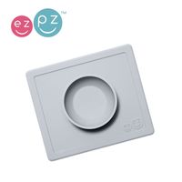 EZPZ : Silikonowa miseczka 2w1 pastelowa szarość