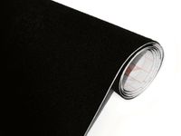 Folia Okleina Meblowa Samoprzylepna WELUR CZARNY 90x50 A29