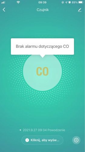 CZUJNIK CZADU TLENKU WĘGLA CO LED SMART TUYA WIFI CERTYFIKOWANY na Arena.pl
