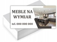 Wizytówki firmowe Foliowane 1000szt dużo wzorów MEBLE NA WYMIAR