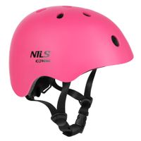 Kask rowerowy z atestem bezpieczny lekki różowy S MT301