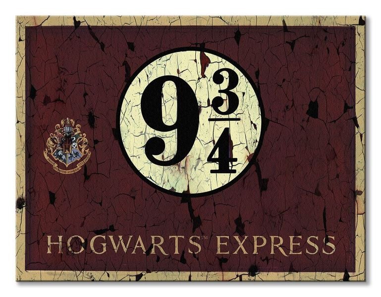 Harry Potter Hogwarts Express 9 3/4 - obraz na płótnie 60x80 cm zdjęcie 2