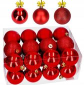 Bombka dekorowana, Bombka gładka, Zestawy bombka 4 cm 24 szt. PREMIUM