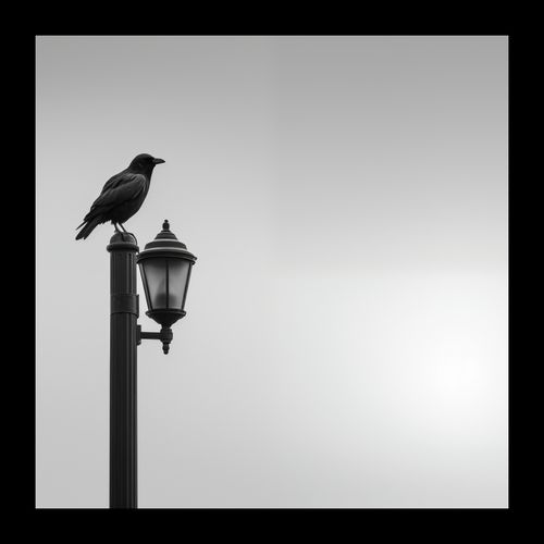 Plakat 20x20cm Samotny Postój Kruka na Arena.pl