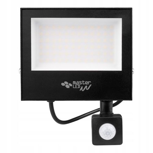 HALOGEN LED z czujnikiem ruchu naświetlacz lampa 50W 4500K ZEWNĘTRZNY na Arena.pl