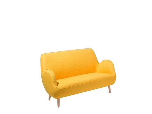 Sofa 2-Osobowa Żółta Kouki na Arena.pl