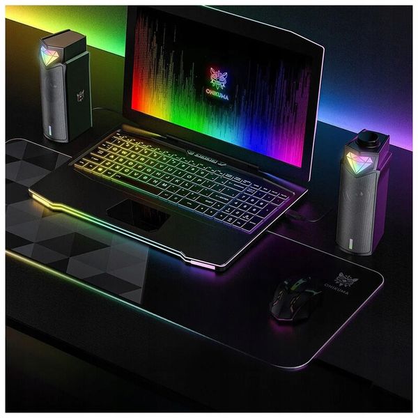ONIKUMA L1 GŁOŚNIKI GAMINGOWE DO KOMPUTERA SOUNDBAR USB RGB LED BLUETOOTH zdjęcie 4