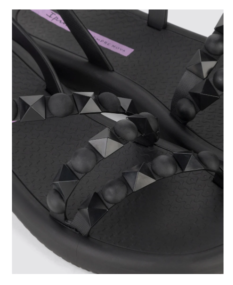 Sandałki damskie płaskie sportowe plażowe ozdobne tworzywo Ipanema r.41/42 zdjęcie 4