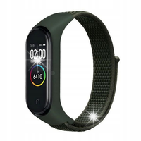 Beline pasek Mi Band 7/6/5/4/3 NylonLoopzielony/green