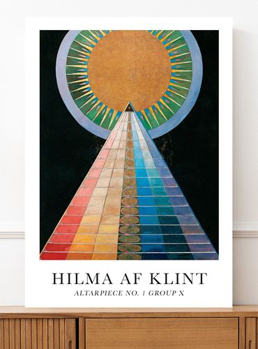 Plakat hilma af klint piramida 70x100 cm na Arena.pl