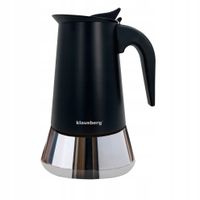 Kawiarka Klausberg KB7846 stalowa do indukcji Gaz espresso 9 filiżanek Kawy