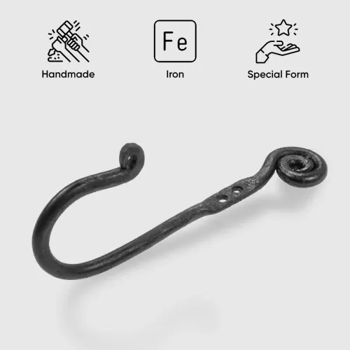 Hak John Paddle na ubrania kuty i oksydowany pojedyńczy AP14 Uniwersalny na Arena.pl