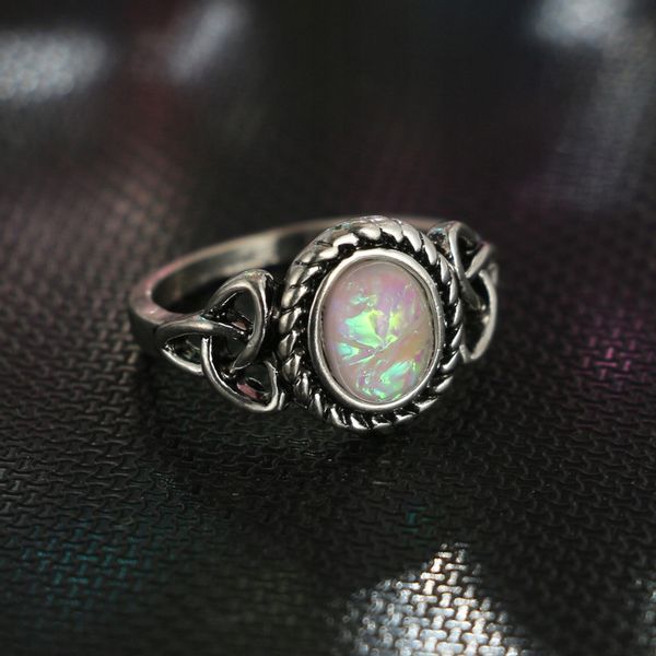 Srebrny ZESTAW PIERŚCIONKÓW RETRO PUNK BOHO 73 zdjęcie 4