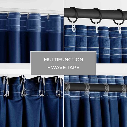 CURT/AH/VELVET/PLEAT/INDIGO/140X245/1PC na Arena.pl